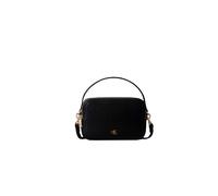 Mini Bag CALVIN KLEIN "CK HARDWARE CAMERA BAG", Damen, Gr. B/H/T: 20cm x 13,5cm x 5,5cm, schwarz, Lederimitat, Polyester, Taschen, Handtasche, Henkeltasche, Tragetasche mit CK-Logo (68727315-0) schwar