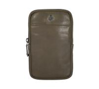 Mini Bag HARBOUR 2ND "Benita", Damen, Gr. B/H/T: 11cm x 18cm x 2cm, olivgrün, Leder, Taschen, Umhängetasche, Schultertasche mit typischen Marken-Anker-Label (33991518-0) olivgrün