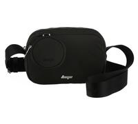 Mini Bag HUGO BLUE "Saffie", Damen, Gr. B/H/T: 20cm x 12cm x 6cm, schwarz, Polyester, Taschen, Umhängetasche, kleine Schultertasche mit abnehmbarem Täschchen, 2 tlg. (27453612-0) schwarz