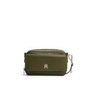 Mini Bag TOMMY HILFIGER "TH ICON CAMERA BAG", Damen, Gr. B/H/T: 20cm x 12cm x 10cm, oliv, Lederimitat, Taschen, Damen Umhängetasche, Schultertasche mit TH-Logoemblem (87348228-0) oliv