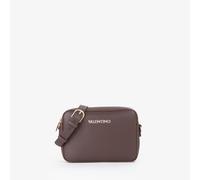 Mini Bag VALENTINO BAGS "ALEXIA", Damen, Gr. B/H/T: 23cm x 16cm x 6cm, braun (dunkelbraun), Lederimitat, Taschen, Damen Handtasche, Schultertasche, Umhängetasche mit Logo-Emblem (52571555-0) dunkelbra