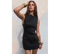Mini-Bengalin-Kleid mit Taschendetails XL