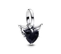 PANDORA Mini Charm-Anhänger Silber Geflügeltes Herz 793626C01