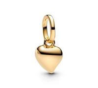 PANDORA Mini Anhänger Herz Goldfarben 763691C00