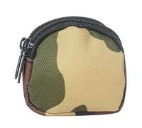 Mini Coin Pouch Change Holder, Outdoor Tactical Wallet Nylon Waist Bag for Men, Multifunctional Coin Purse Cash Holder Money Pouch, Small Change Bag with Two Zipper Compartments, Dschungeltarn,