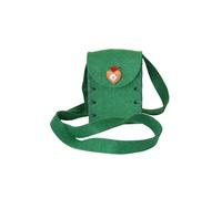 Mini Dirndltasche Filz grün Herz große Auswahl