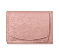 Mini Geldbeutel Damen, Reise Portemonnaie, klein viele Fächer, Leder rosa, RFID Blocker, Münzfach groß | Geldbeutel Portmonee Damengeldbörse Damenportemonnaie Damengeldbeutel Damenportmonee Geldtasche