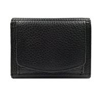 Mini Geldbörse Herren, Reise Portemonnaie, klein viele Fächer, Leder schwarz, RFID Blocker, Münzfach groß | Wallet Portmonee Geldbeutel Brieftasche Herrengeldbörse Herrenportemonnaie Herrengeldbeutel