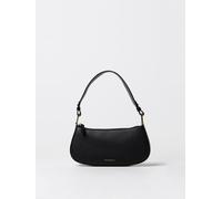 Coccinelle Merveille Schultertasche schwarz, genarbtes Leder, Damen