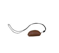 Mini-Lippenstift-Tasche aus gegerbtem Rindsleder, zum Aufhängen, dekorative Münzbörse, einfacher Stil, Damen-Schlüsselanhänger-Tasche