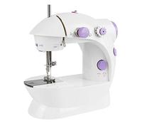 Mini Nähmaschine, Elektrische Nähmaschinen, Freiarmnaehmaschine, Nähmaschine für Kinder und Anfänger (A-mit Lichtern-17 * 9 * 19CM)