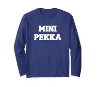 Mini Pekka Clash On T-Shirt Langarmshirt, Unisex für Erwachsene, Marineblau, M