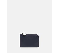 Mini Portemonnaie aus Rindsleder blau