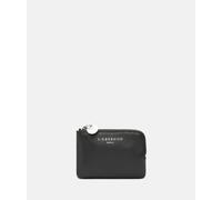 Mini Portemonnaie aus Rindsleder schwarz