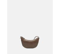 Mini-Pouch aus Leder braun