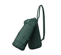 Mini Regenschirm Sturmfest Automatik, Taschenschirm Leicht Klein, Manual Travel Taschenschirm mit Etui, Mini Folding Umbrella, Travel Umbrella Waterproof für Outdoor Reise, Dunkelgrün