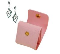 Mini-Reise-Schmucktasche - Rollaufbewahrung, Geldbörsenschnalle, Personalisierte Schmuckschatulle, Faltbare Reise-Schmuckrolle | Für Geburtstag, Hochzeit, Individuelle Geschenke, Damen-Ringe, Halskett