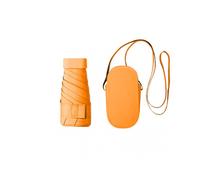 Mini Six Fold Umbrellas Portable UV Protection Umbrellas Waterproof Sunshade Umbrellas