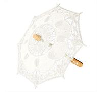 Mini-Spitzenschirm, 29 cm, beige, kleiner Vintage-Sonnenschirm, dekorativer Brautschirm für Hochzeiten, Blumenschirm, handgefertigter Spitzenblumenschirm, Fotografie-Requisiten, Zubehör für Teepartys