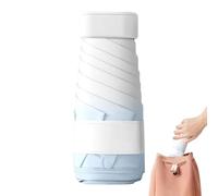 Mini Sunshade Umbrella, Sun Uv Protection, with Flat Foldable Windproof, Fast Dry Design System Build, Ultra Lightweight Pocket Umbrella, for Walking Travel Outdoor Daily Use Sun Rain Protection