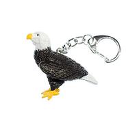 Miniblings Adler Schlüsselanhänger USA Weißkopfseeadler Kanada - Handmade Modeschmuck I I Anhänger Schlüsselring Schlüsselband Keyring
