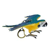 Miniblings Ara Papagei Schlüsselanhänger Vogel gelb - Handmade Modeschmuck I I Anhänger Schlüsselring Schlüsselband Keyring