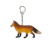 Miniblings Fuchs Schlüsselanhänger Fox Rotfuchs Wald Fuchsanhänger 85mm braun - Handmade Modeschmuck I I Anhänger Schlüsselring Schlüsselband Keyring