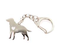 Miniblings Golden Retriever Familienhund Schlüsselanhänger - Handmade Modeschmuck I Anhänger Schlüsselring Schlüsselband Keyring - Golden Retriever Familienhund