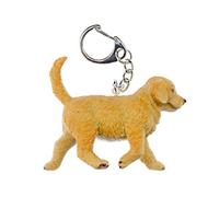 Miniblings Golden Retriever Schlüsselanhänger Tier Labrador Hund Haustiere Welpe - Handmade Modeschmuck I I Anhänger Schlüsselring Schlüsselband Keyring