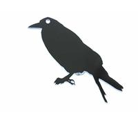 Miniblings Krähe Brosche Rabe Vogel Pin Tier Anstecker Acrylglas schwarz - Handmade Modeschmuck I Anstecknadel Button Pins