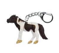 Miniblings Pferd Schlüsselanhänger Pinto Pony Island Pferde Ponyhof - Handmade Modeschmuck I I Anhänger Schlüsselring Schlüsselband Keyring