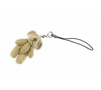 Miniblings Teddy Teddybär Handyanhänger Handyschmuck Plüsch Bärchen braun- Handmade Modeschmuck I Anhänger Handyschmuck Schlüsselanhänger