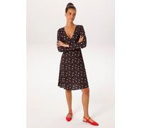 Minikleid ANISTON CASUAL, Damen, Gr. 48, N-Gr, schwarz, rot, wollweiß, blau, grün, Web, Obermaterial: 100% Viskose, bedruckt, figurumspielend kniefrei, V-Ausschnitt, Kleider Minikleid, mit extravagant