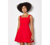 Minikleid APRICOT "Fit-and-Flare-Kleid", Damen, Gr. M (38), N-Gr, rot, gewebt, Obermaterial: 100% Polyester PES., uni, V-Ausschnitt, Kleider Minikleid, in unifarben (11588926-38) rot