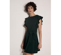 Minikleid APRICOT "Mini-Kleid aus Jersey-Crêpe", Damen, Gr. S (36), N-Gr, grün, gewebt, Obermaterial: 97% Polyester PES. 3% Elasthan EL., uni, Modisch, Rüschen, Kleider Minikleid, mit Rüschenärmeln (6