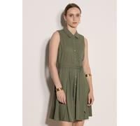 Minikleid APRICOT "Minikleid", Damen, Gr. S (36), N-Gr, grün (khaki), gewebt, Obermaterial: 85% Viskose CV. 15% Leinen LI., uni, Modern, Kleider Minikleid, aus Leinenmischung (11629865-36) khaki