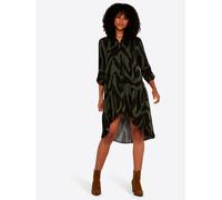 Minikleid APRICOT "mit Zebramuster", Damen, Gr. XS (34), N-Gr, grün (khaki), Obermaterial: 100% Viskose CV., gemustert, Kleider Minikleid, asymmetrisch (73978841-34) khaki