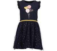 Jerseykleid BLUE SEVEN "Blue Seven Mädchen Tüllkleid", Mädchen, Gr. 122, 5950, nachtblau, 95% Baumwolle, 5% Elasthan, normal, Rundhals, Kleider Jerseykleid (47967158-122) 5950, nachtblau
