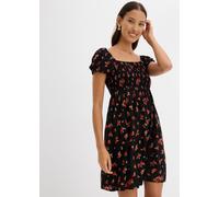 Minikleid aus fließender Viskose 44