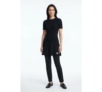 Minikleid CALVIN KLEIN JEANS, Damen, Gr. XS (36), N-Gr, schwarz, Web, Obermaterial: 100% Baumwolle, unifarben, regular fit mini, Rundhals, eingesetzt abgesteppte Kante, Kleider Minikleid, Figurbetonte
