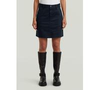 Minikleid G-STAR "Chino Rock", Damen, Gr. 28, Normalgrößen, blau (salute), Obermaterial: 97% Baumwolle, 3% Elasthan, Kleider Minikleid (18366211-28) salute