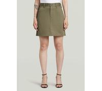 Minikleid G-STAR "Chino Rock", Damen, Gr. 29, Normalgrößen, turf, Obermaterial: 97% Baumwolle, 3% Elasthan, Kleider Minikleid (65825911-29) turf