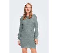 JdY Damen JDYWHITNEY Megan L/S Boat Dress KNT NOOS Strickkleid, Abyss/Detail:W Black PLY, XL