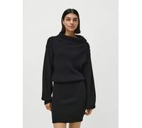 Minikleid LEGER "Cara, LeGer by Lena Gercke", Damen, Gr. 42, N-Gr, schwarz, Strick, Obermaterial: 65% Polyacryl, 35% Polyamid, regular fit ca. Mitte Oberschenkel, Rippbündchen, Kleider Minikleid, Stri