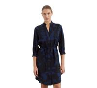 Minikleid MARC O'POLO "aus bedruckter Viskose", Damen, Gr. 44, Normalgrößen, me14, Obermaterial: 100% Viskose, bedruckt, relaxed fit knielang, Manschette, Kleider Minikleid (96309114-44) me14