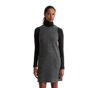 Minikleid MARC O'POLO "aus Boiled Wool", Damen, Gr. 44, Normalgrößen, rocky grau melange, Obermaterial: 60% Viskose, 40% Schurwolle; Futter: 95% Polyester, 5% Elasthan, unifarben, slim fit kurz, Kleid