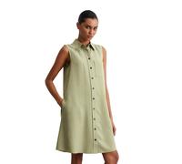 Minikleid MARC O'POLO "aus TENCEL™ Lyocell", Damen, Gr. 46, Normalgrößen, smooth sage, Obermaterial: 100% Lyocell, unifarben, regular fit knielang, Kleider Minikleid (21411366-46) smooth sage