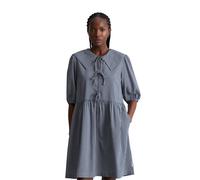 Minikleid MARC O'POLO DENIM "aus Baumwolle-Mix", Damen, Gr. XL, Normalgrößen, 3/4 Arm, light blau, Obermaterial: 50% Modal, 50% Baumwolle, kariert, regular fit knielang, Bündchen, Kleider Minikleid (7