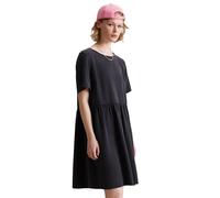 Minikleid MARC O'POLO DENIM "aus TENCEL™ Lyocell", Damen, Gr. S, Normalgrößen, blau (blau depths), Obermaterial: 100% Lyocell, unifarben, relaxed fit knielang, Rundhals, normaler Saum, Kleider Minikle