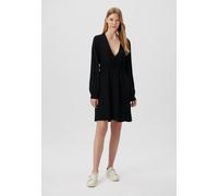 Minikleid MAVI "MINI WOVEN DRESS", Damen, Gr. M, US-Größen, schwarz, Stoff, 100% Viscose, unifarben, figurbetont, V-Ausschnitt, Kleider Minikleid, Kleid kurz (63613659-M) schwarz